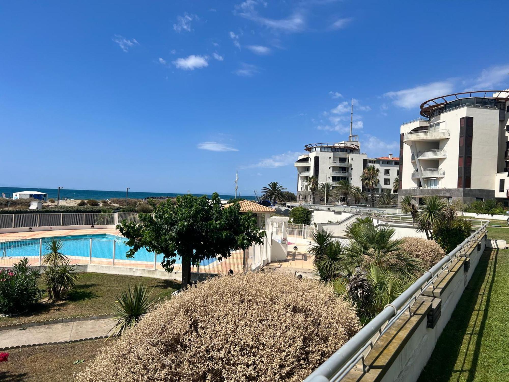 En Front De Mer, Magnifique Appartement 6 Pers. Агд Экстерьер фото